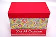 Paper Magic 30-ct All Occasion Greeting Card Collection - Pink Floral Decorative Box