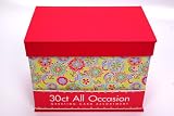 Paper Magic 30-ct All Occasion Greeting Card Collection - Pink Floral Decorative Box