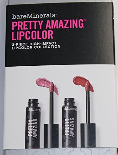 bareMinerals Pretty Amazing Lipcolor 2-Piece High-Impact Lipcolor Collection - Fearless/Bravado
