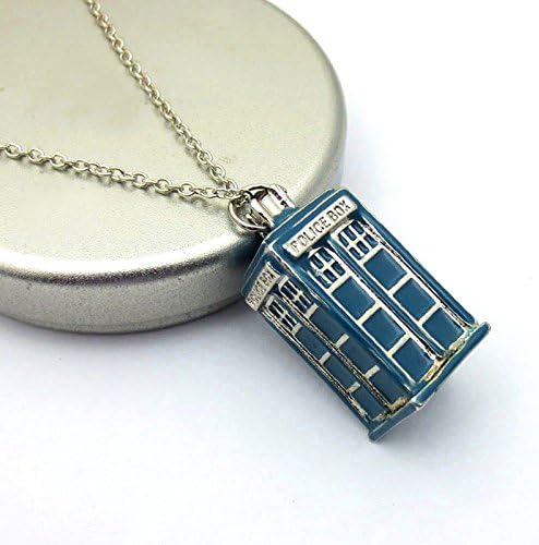 SINONSALE David Tenant Matt Smith Police Box Tardis Pendent Necklace