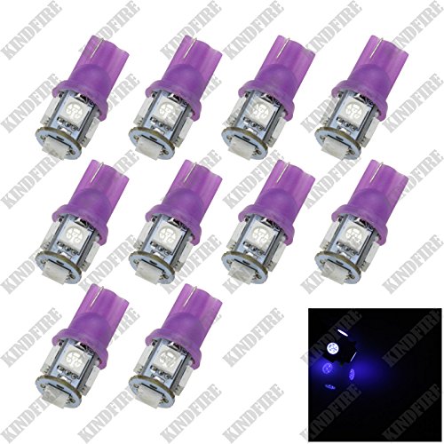 Kindfire 10pcs t10 5 smd 5050 led car instrument readin…