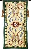 Review ArtExpression  / Celtic Design II - Artist: Abigail Kamelhair - Fabric Size: 25.00 by 53.00 inches Wall Tapestry with hanging rods and tassels included