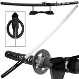 Reverse Blade Katana Black with Stand ~ General Edge