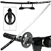 Reverse Blade Katana Black with Stand