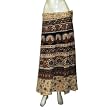 Designer Skirts Cotton Block Print A Line Size 12 (skt449)