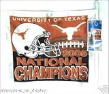 TEXAS LONGHORNS 2005 NATIONAL CHAMPIONS CAR FLAG! UT
