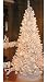 7.5' White Slim Siberian Fir Pre-Lit Artificial Christmas Tree - Clear Lights