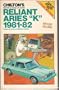 Chilton's Aries/Reliant 1981-1982 (Chilton's Repair Manual)