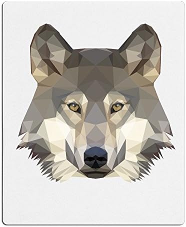 3D Wolf Design Sport Beach Bath Light Towel Unisex White