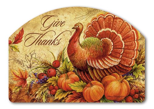 Give Thanks Turkey Address Sign