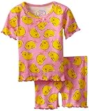 Saras Prints Girls 2-6X Fitted Pajama Short Set