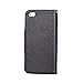 HILDA Phone Case for iPhone 5s iPhone SE iPhone 5 Wallet Case PU Leather Case Credit Card Holder Flip Cover Skin Black