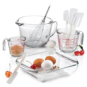 Anchor Hocking 9 Piece Mix and Measure Set Including Kitchen Gadgets by Anchor Hocking