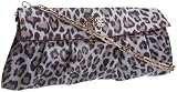 Secret Pon Pon Leopard New Pochette, Sacs &agrave; main femme
