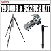 Bogen Manfrotto 190XDB 3 Section Aluminum Tripod & Bogen Manfrotto 322RC2 Horizontal ...