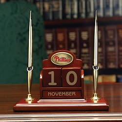 Philadelphia Phillies Team Perpetual Desk Calendar MLB Baseball Fan Shop Sports Team Merchandise