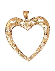 CleverEves 14K Gold Pendant Heart 10 - Gram(s)