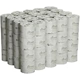 Georgia-Pacific Envision 19880/01 White 2-Ply Embossed Bathroom Tissue, 4.05" Length x 4" Width (Case of 80 Rolls)