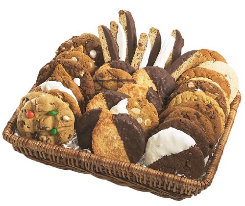 Gourmet Cookie Sampler Basket  4 dozen