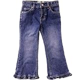 ruffle flare jeans