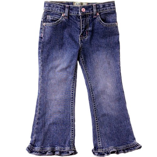 ruffle flare jeans