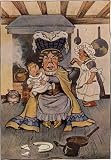 The Duchess Was Sitting on a Three-legged Stool, Nursing a Baby Illustration by Milo Winter - 18