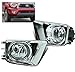 ZMAUTOPARTS Front Bumper Driving Chrome Fog Lights Lamps with Chrome Bezels Compatible with 2012-2015 Toyota Tacoma Pickup