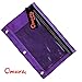 OMURA COLORFUL PENCIL POUCH with Mesh Window, Zippered & Standard 3-Ring Binder, Pack 6 pcs