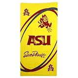 Arizona State Sun Devils Gold Swirl Beach Towel