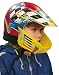 MX Motocross SPIELZEUGHELM mit aufklappbarem Visier im kultigen Renn-Design f�r kleine Quadfahrer/Motorradfahrer - ohne Schutzfunktion!