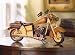 Wood Motorcycle Model Art Piece