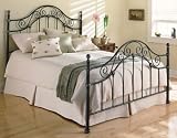 FBG B91M4 - X Kensington Bed with Frame in Dusty Silver Finish