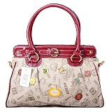 Designer Inspired Printed Pattern Canvas Lady Handbag Purse Satchel w/Shoulder Strap 519y3cuAP0L. SL160 Designer Inspired Printed Pattern Canvas Lady Handbag Purse Satchel w/Shoulder Strap