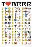 I LOVE BEER - 24x36 - ART PRINT / POSTER