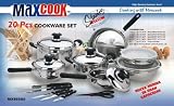 Maxcook 20pcs Stainless Steel Cookware Sets