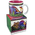 Laurel Burch Mug-Rainbow Safari