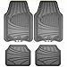 Custom Accessories Armor All 78841 4-Piece Grey All Season Rubber Floor Mat