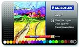 Staedtler Karat Aquarell Premium Watercolor Crayons (223M24)