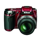Nikon Coolpix L110 Digitalkamera (12,1 Megapixel, 15-fach Weitwinkelzoom, 7,5cm (3,0-Zoll) Display) rotvon "Nikon"