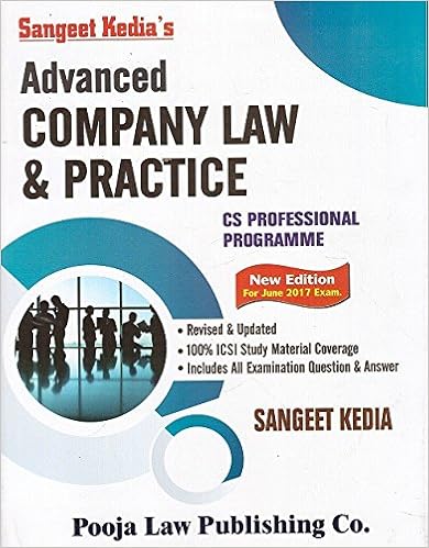 Advanced Company Law & Practice for CS Professional June 2017 Exam 