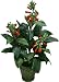 TWO Pre-Potted 26" Artificial Foxglove Flower Plants for Home Decoration