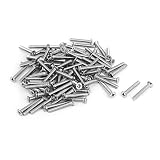 【ノーブランド 品】ステンレス鋼　フラットヘッド　クロスねじ　パンヘッドねじ　 M3x20mm 　約１00個