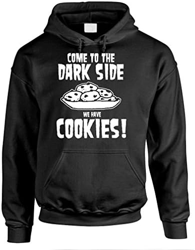 COME TO THE DARK SIDE WE HAVE COOKIES! - Pullover Hoodie, L, Black