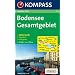 Bodensee Gesamtgebiet: Wander- und Bikekarte mit Panorama. GPS-genau. 1:75.000