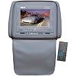 PYLE PLD72GR 7" HEADREST MONITOR WITH DVD PLAYER & ZIPPER HIDE-AWAY COVER (GRAY)