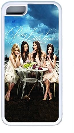 iPhone 5C Case, iPhone 5C Cases -Pretty Little Liars Poster TPU Rubber Soft Case Back Cover For iPhone 5C White