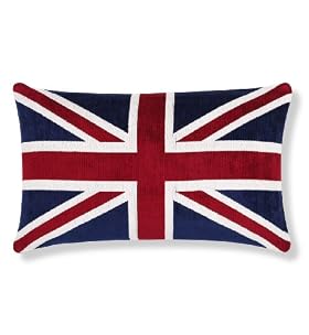 Chenille Union Jack Cushion by Marks and Spencer
