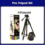 Polaroid 72″ Photo / Video ProPod Tripod For Panasonic AG-HMC40, AG-HMC80, AG-HMC150 Includes Deluxe Tripod Carrying Case + Additional Quick Release Plate For Digital Cameras & Camcorders