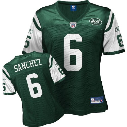 Reebok New York Jets Mark Sanchez Women's Replica Jersey Extra Large