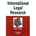 International Legal Research in a Nutshell (Nutshell Series) by  Marci B. Hoffman and Robert C. Berring